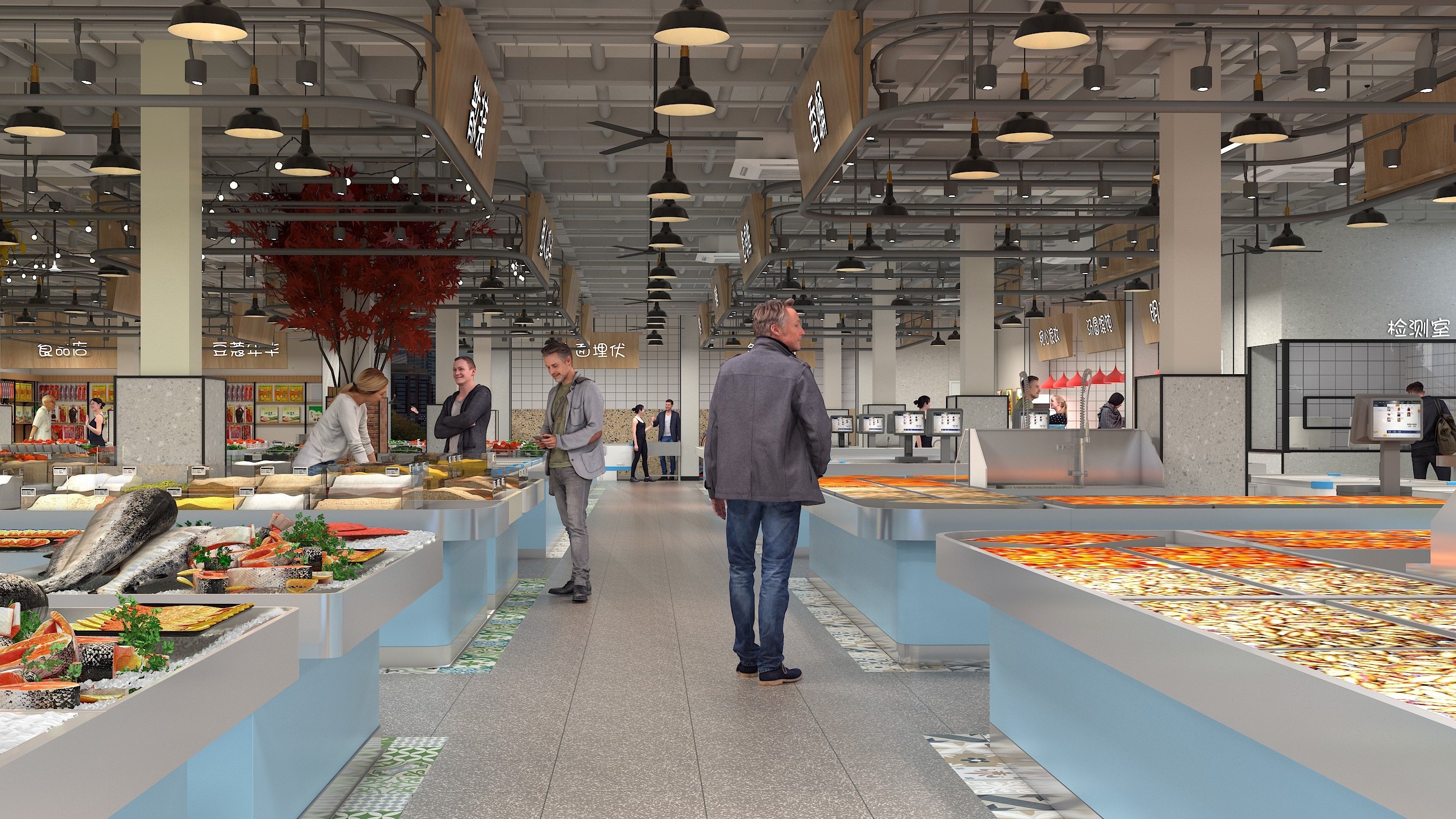 上海大公雞市集——綠色化輕量化菜市場設計
