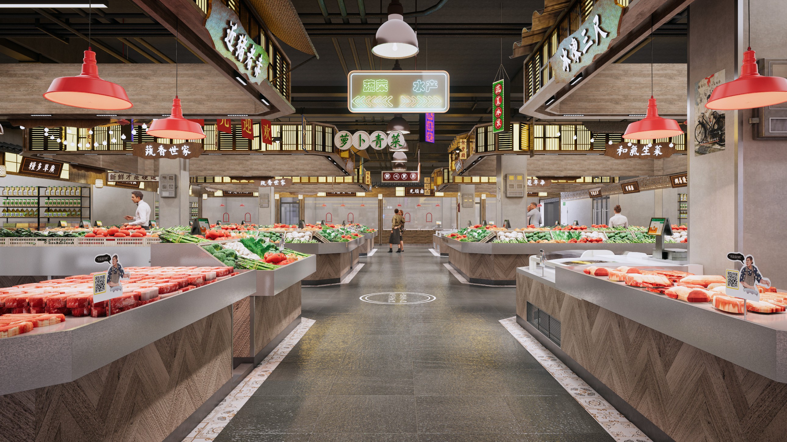 無錫新光市集——傳統農貿市場升級改造