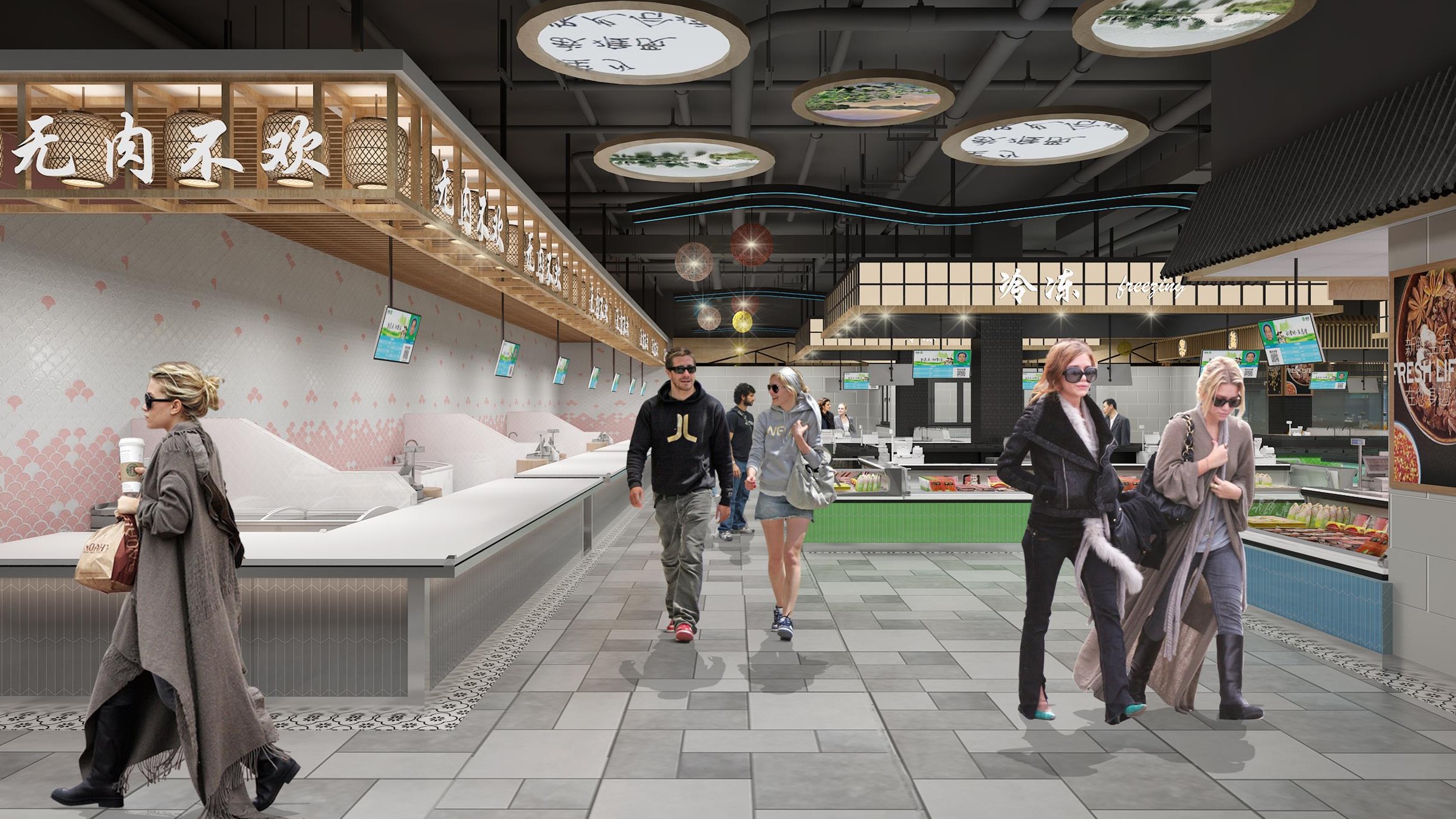 杭州啟慧農貿市場——農貿綜合體設計