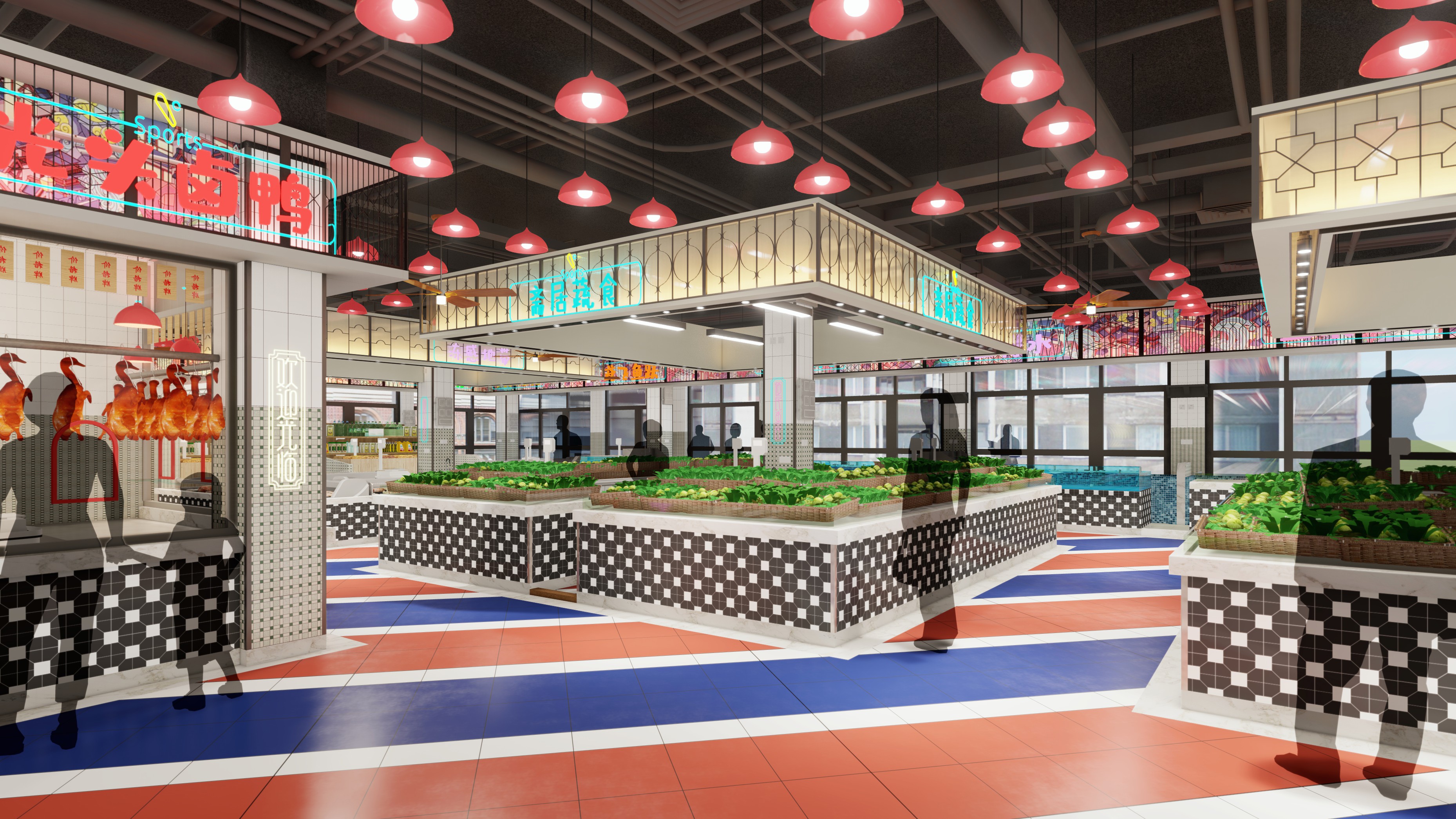 杭州之江九里農貿市場——浙江五化標準市場