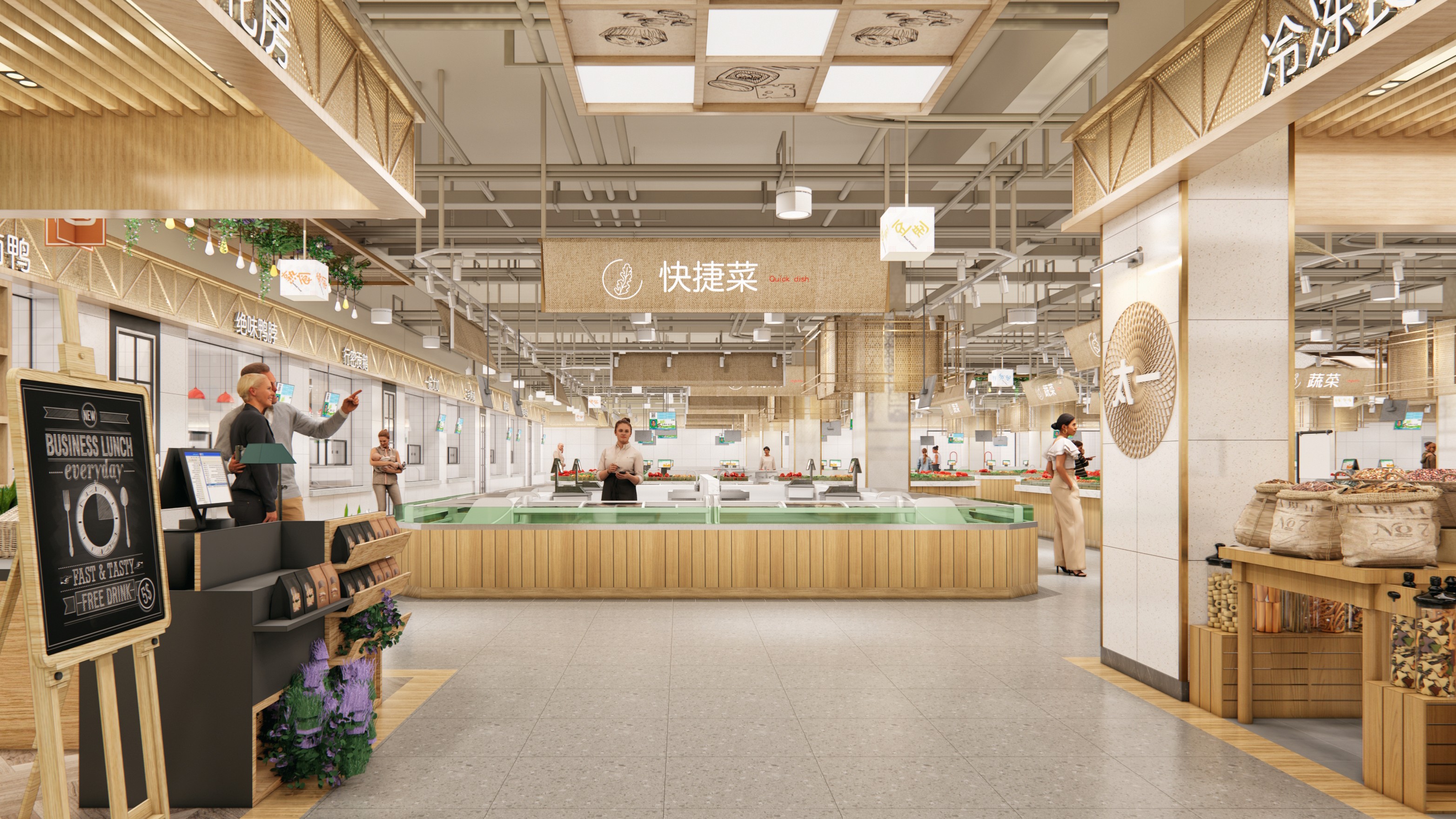 溫州茶山智慧農貿市場——社區商業綜合體主力店