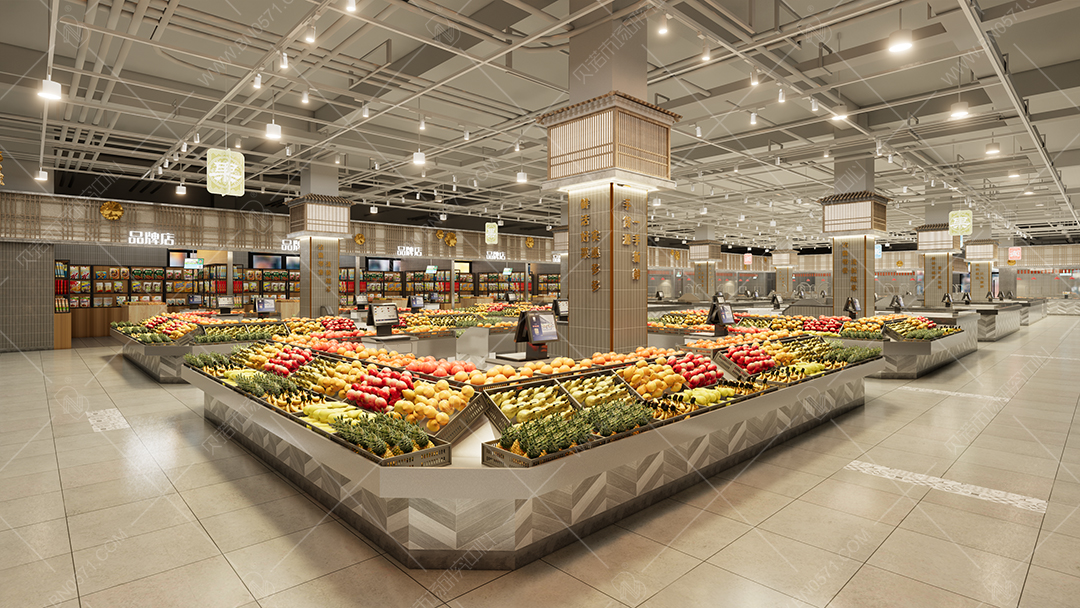 農(nóng)貿(mào)市場設(shè)計效果案例(2)