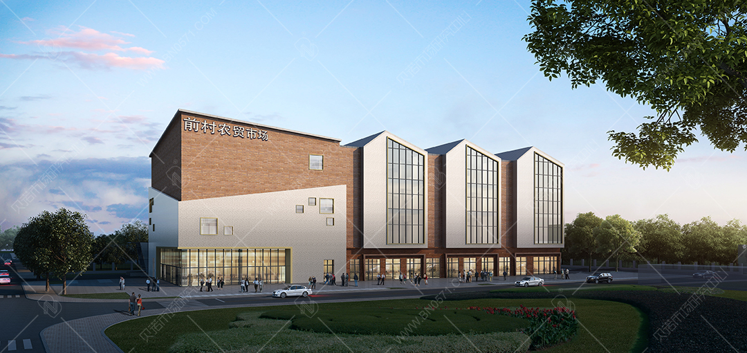 農(nóng)貿(mào)市場設(shè)計效果案例(9)