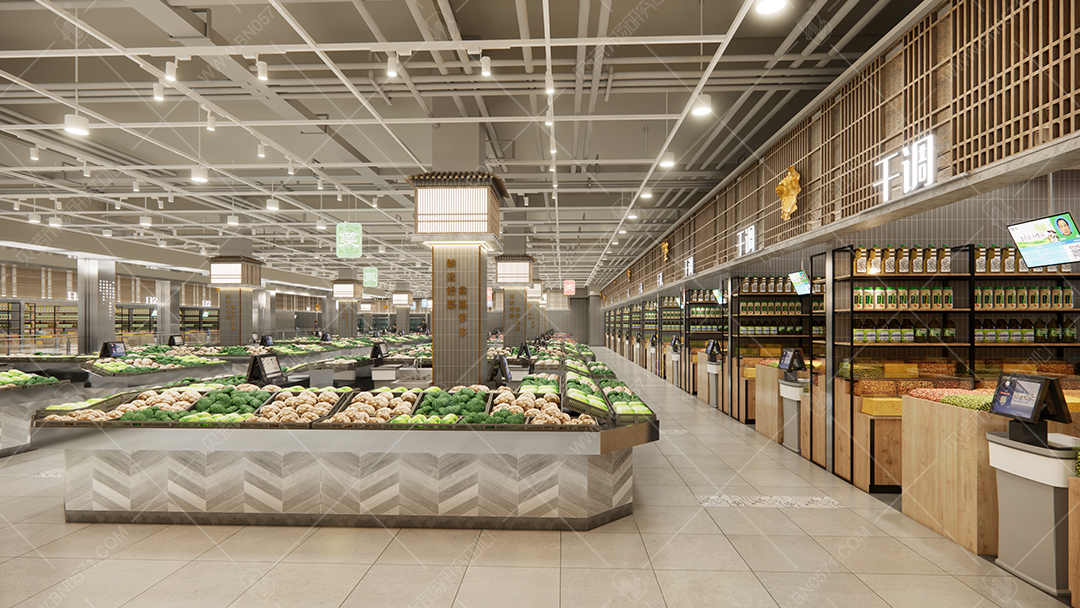 農(nóng)貿(mào)市場設(shè)計效果案例(7)