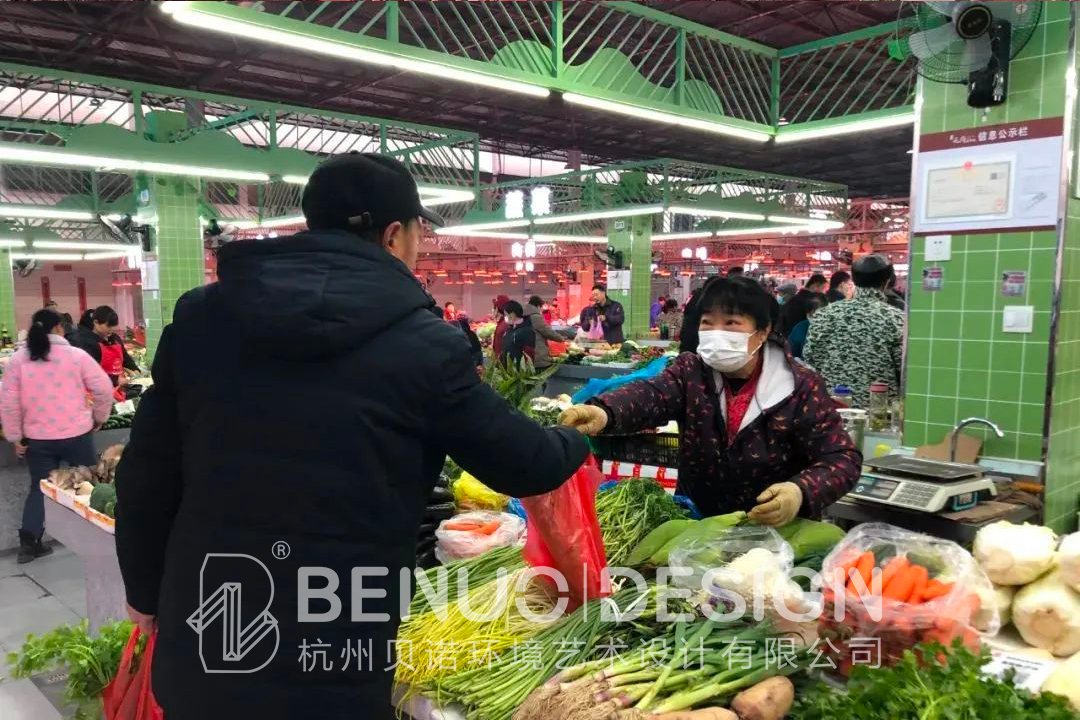 鄉鎮農貿市場設計花崗菜市場2