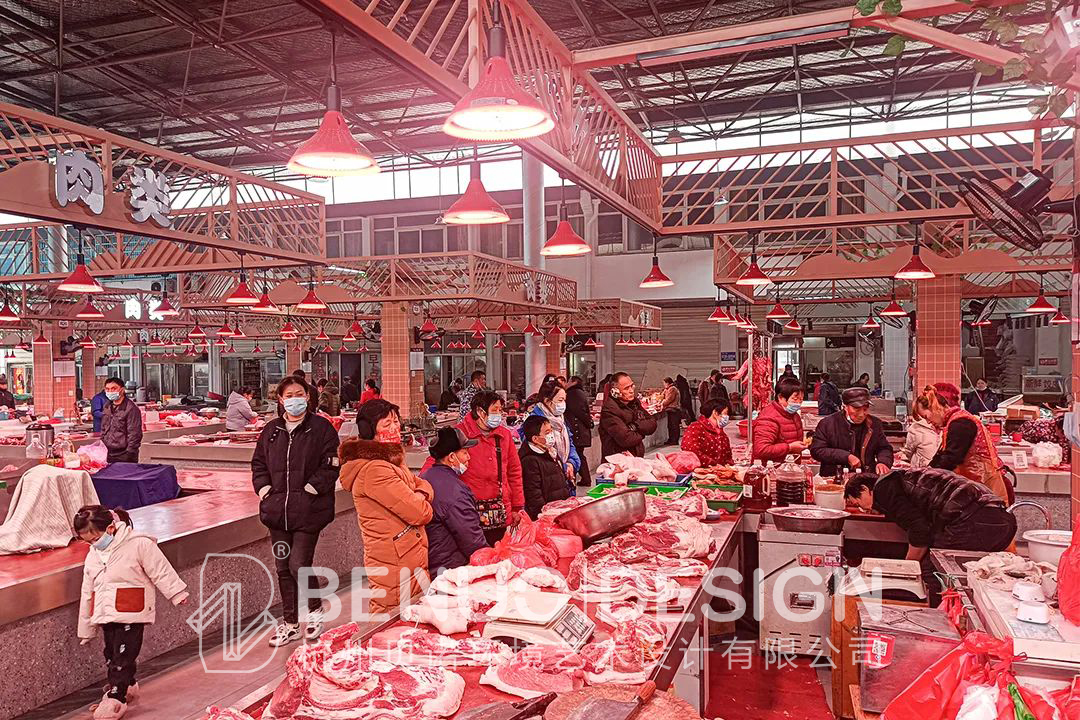 鄉鎮農貿市場設計花崗菜市場3