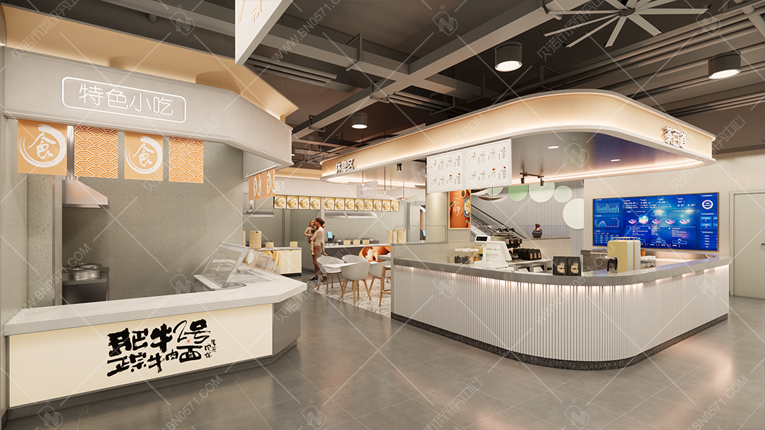 農貿市場設計四維室內效果(2)