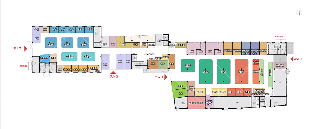 農(nóng)貿(mào)市場設計效果案例(4)
