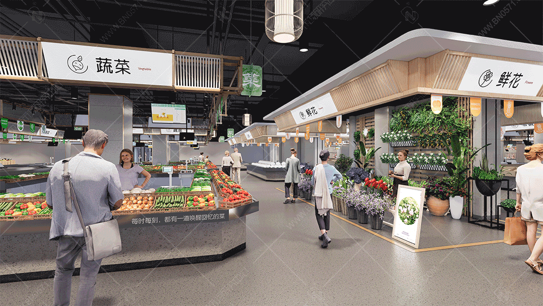 農批市場設計效果圖(2)