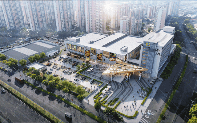 黃橋菜市場外立面