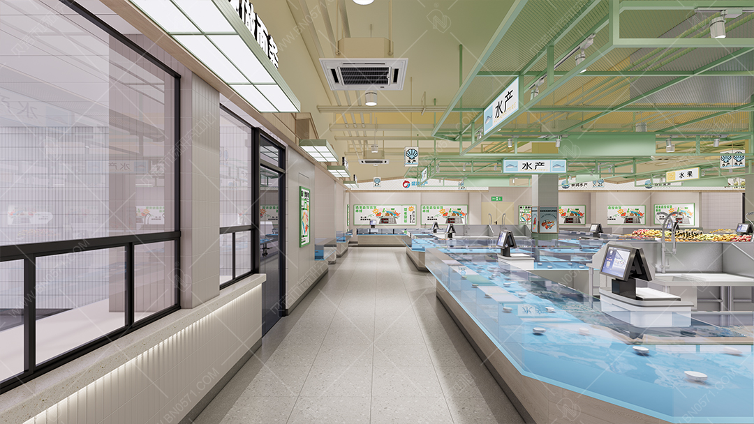 農(nóng)貿(mào)市場設(shè)計效果案例(3)