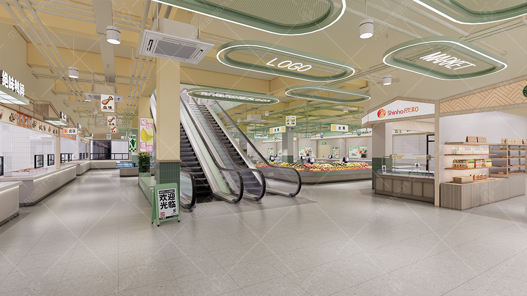 農(nóng)貿(mào)市場設(shè)計效果案例(4)