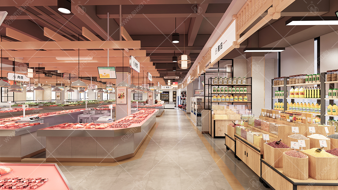 親鮮多農(nóng)貿(mào)市場(chǎng)設(shè)計(jì)效果圖(8)