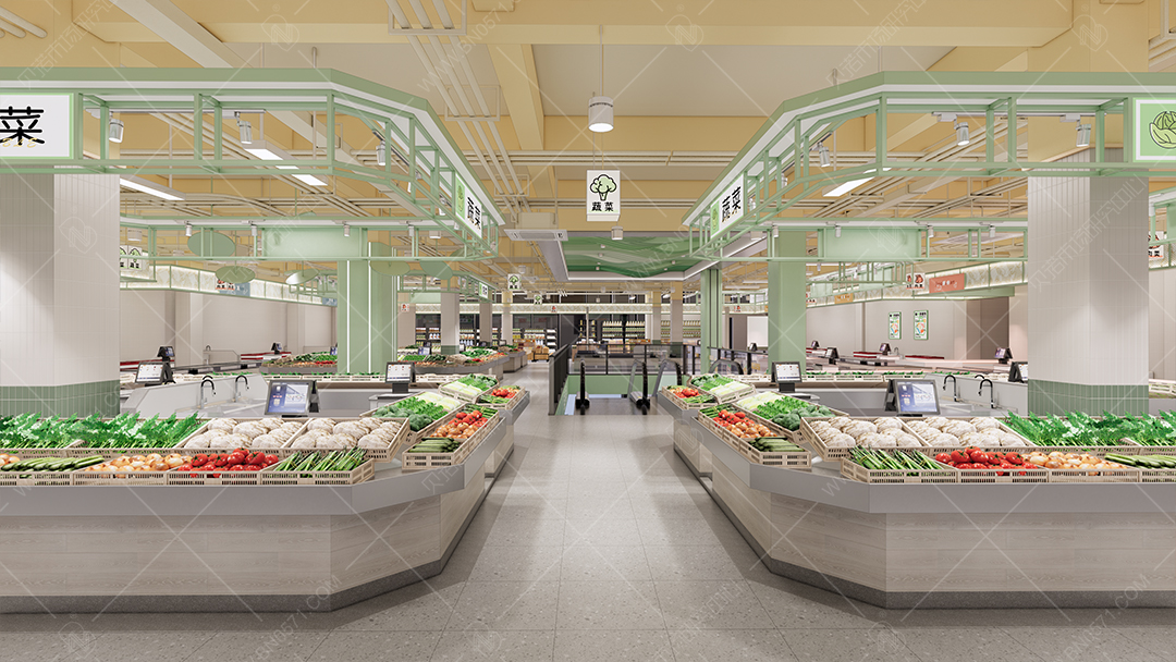 農(nóng)貿(mào)市場設(shè)計效果案例(9)