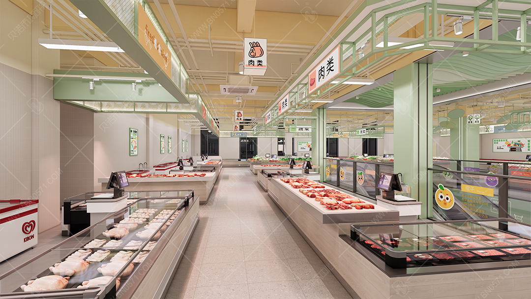 農(nóng)貿(mào)市場設(shè)計效果案例(6)