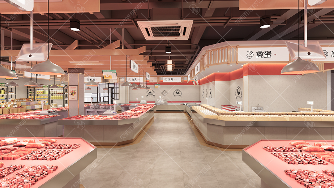 親鮮多農(nóng)貿(mào)市場(chǎng)設(shè)計(jì)效果圖(9)