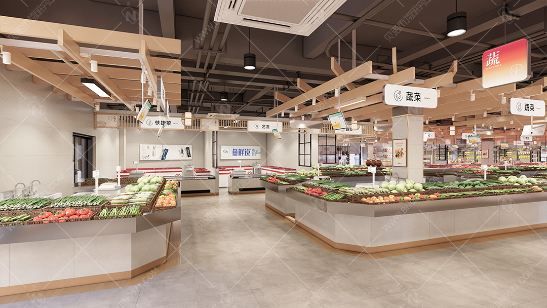 親鮮多農(nóng)貿(mào)市場(chǎng)設(shè)計(jì)效果圖(6)
