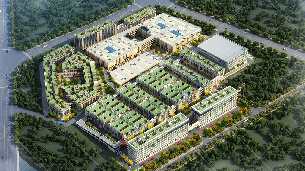 農(nóng)港城鳥瞰圖