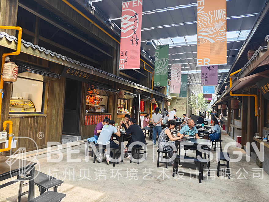 文二菜場(chǎng)的小吃區(qū)