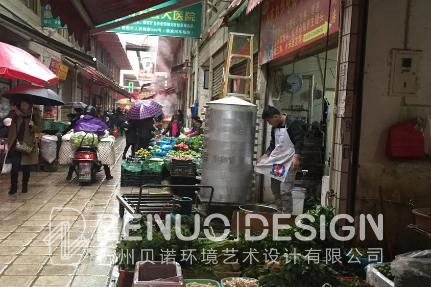 市場外部生鮮小門店